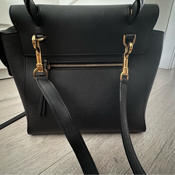 Celine Micro Belt Bag in Black Grained Leather- authentic - Picture 8 of 10